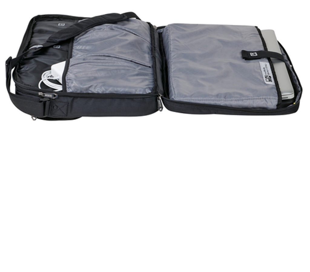 OGIO® Voyager Messenger - Black / Grey