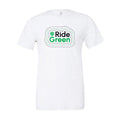 Ride Green Tee - White