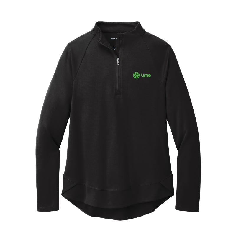 Women's Cypress 1/4 Zip Pullover - Black