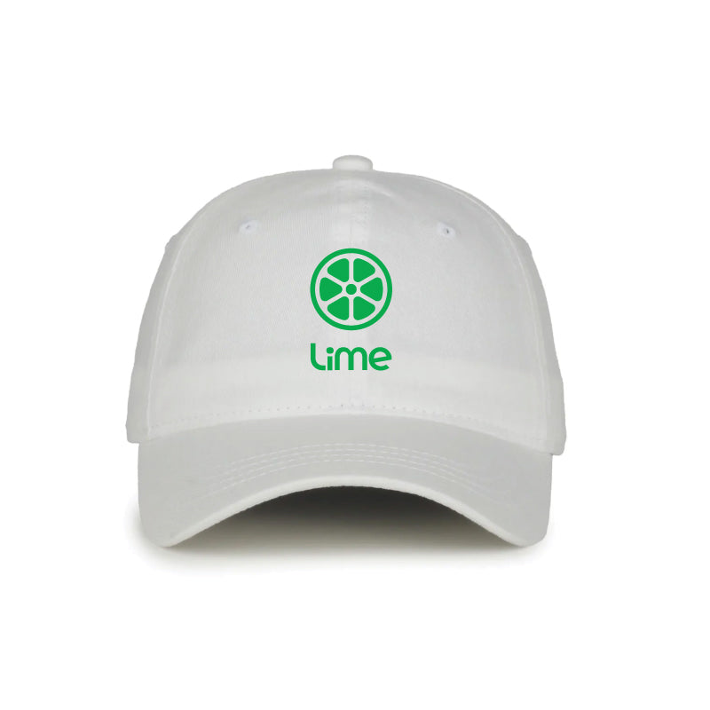 Vertical Logo Cap - White