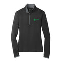 Women's NIke Dri-FIT Stretch 1/2-Zip Cover-Up - Black / Grey